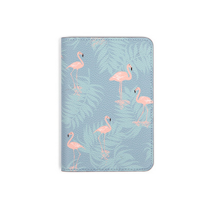 Korea cute animal and plant travel passport holder short passport set multi-function travel document package