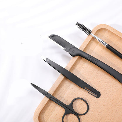 Eyebrow trimming tool set for men and beginners