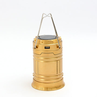 The new flashlight lantern 6LED camping lamp solar camping lamp multi-function portable lamp stage lamp