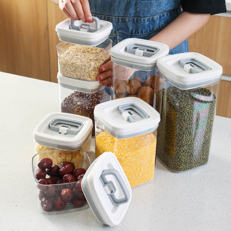 Transparent Stackable Kitchen Dry Goods Crisper