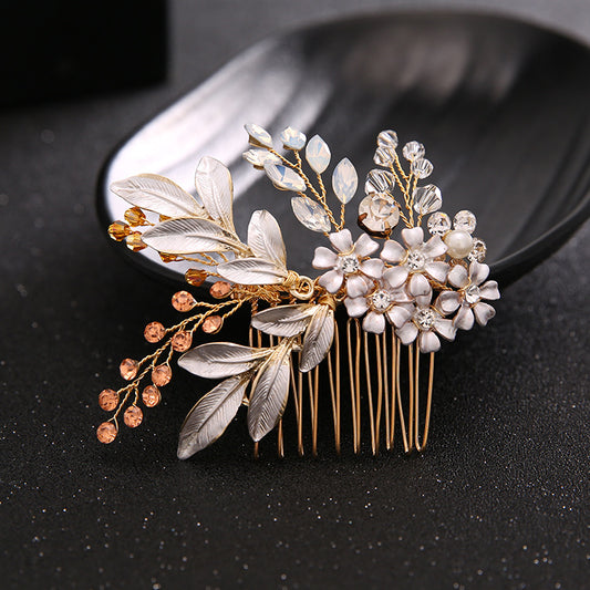 New Handmade Hairband Gold Leaf Headdress Bridal Hair Accessories Bridal Jewelry