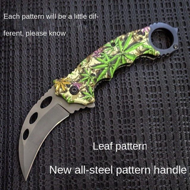 Folding Claw Knife High Hardness Folding Knife Portable Multi-Function Split Express Knife