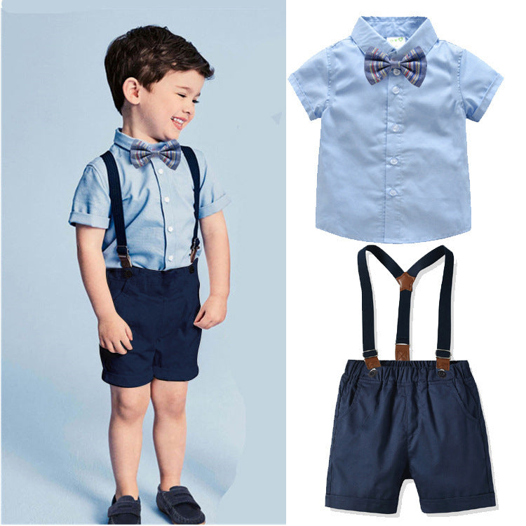 Boys' shirt and overalls