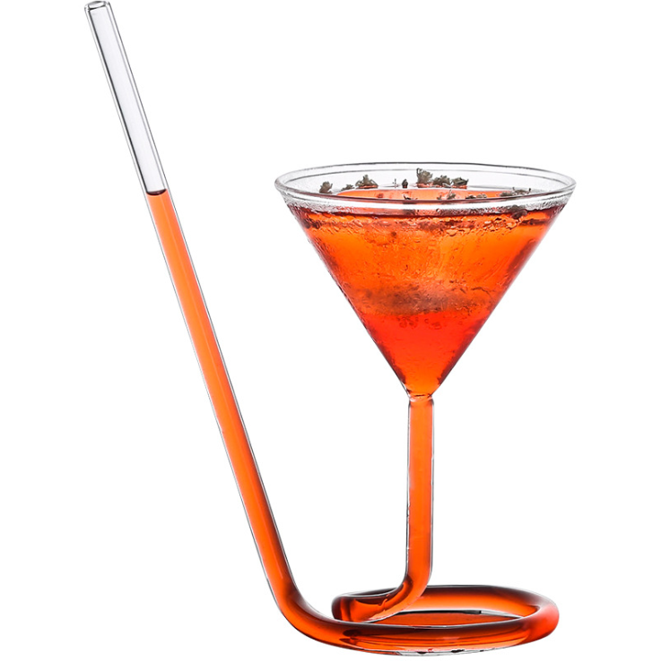 STRAW COCKTAIL GLASS