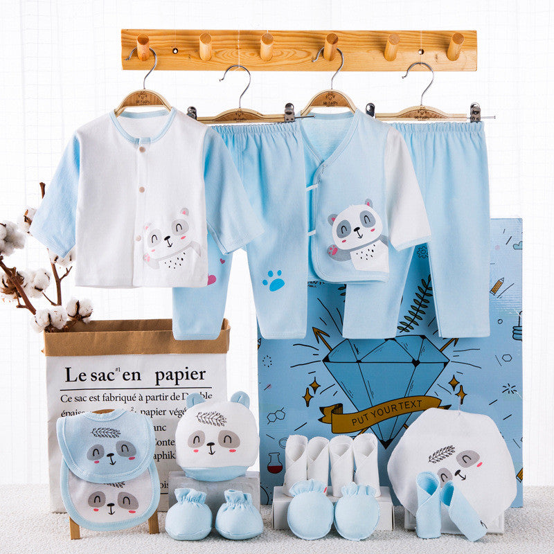 Newborn gift box baby clothes set cotton