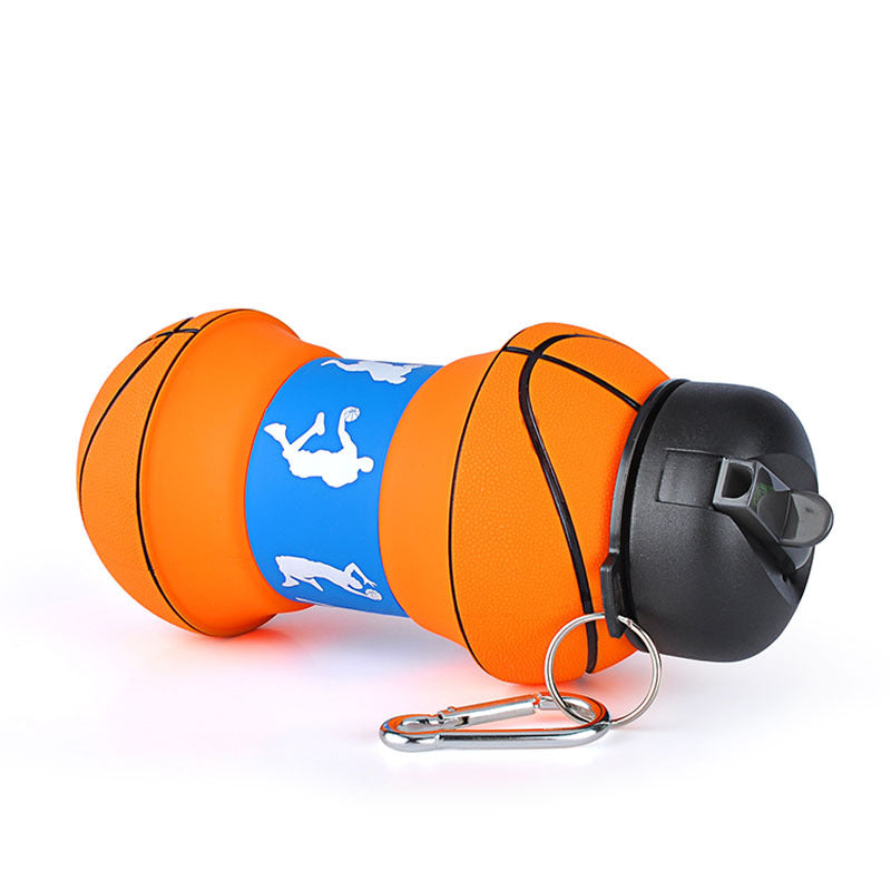 Sports folding water bottle