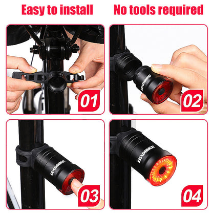 Waterproof night riding warning light