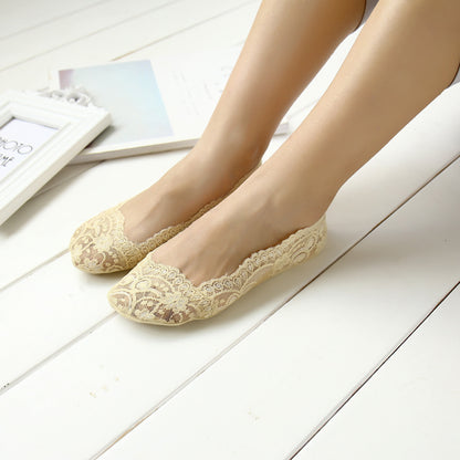 10pcs Lace boat socks