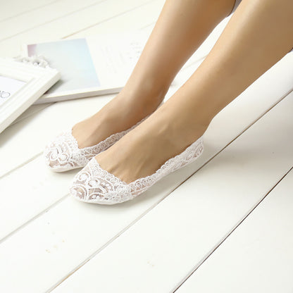 10pcs Lace boat socks