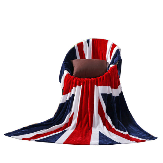 Export flannel British flag blanket