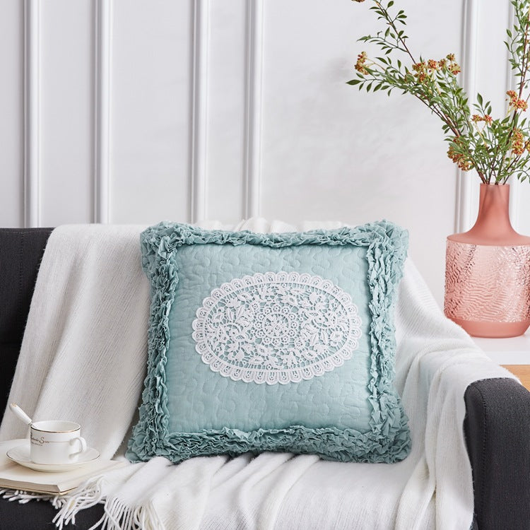 Cotton sofa pillowcase