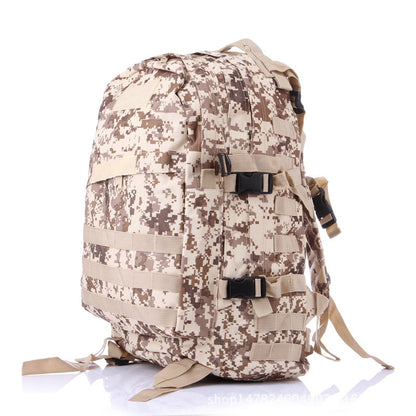 Camouflage camouflage multi function double shoulder bag waterproof Oxford cloth mountaineering bag 3D tactical movement outdoor Bag Backpack