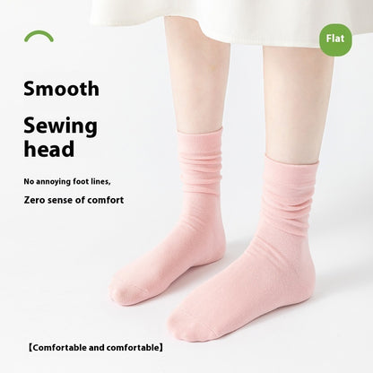 Spring And Summer Thin Anti-Pilling Pure Cotton Women's Socks Sweat-absorbent Breathable