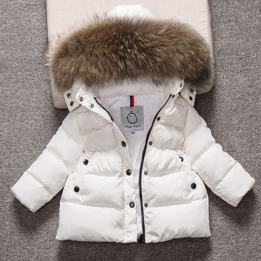 Boys and girls baby down jacket