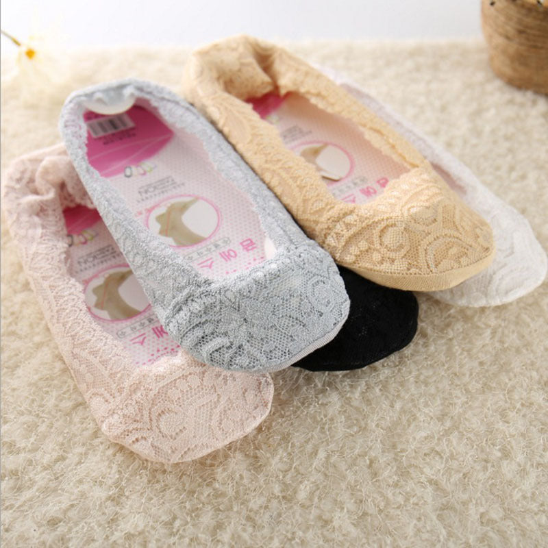 10pcs Lace boat socks