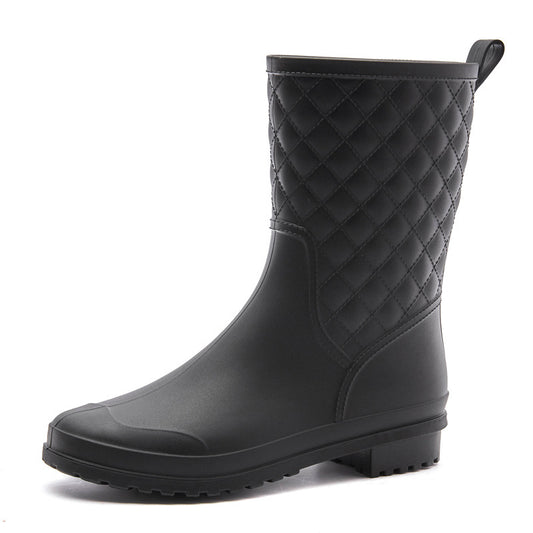 Women's Mid-tube Fashion Water Shoes And Lightweight Rain Boots