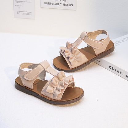 Soft Sole Princess Velcro Roman Beach Shoes