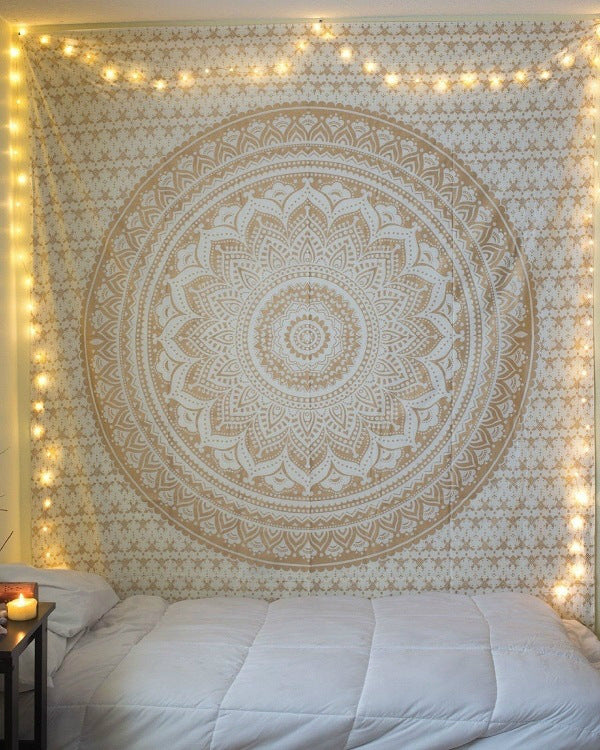 Tapestry Bedroom Hanging Cloth Mandala Flower Digital Printing Amazon Home Mural Curtain