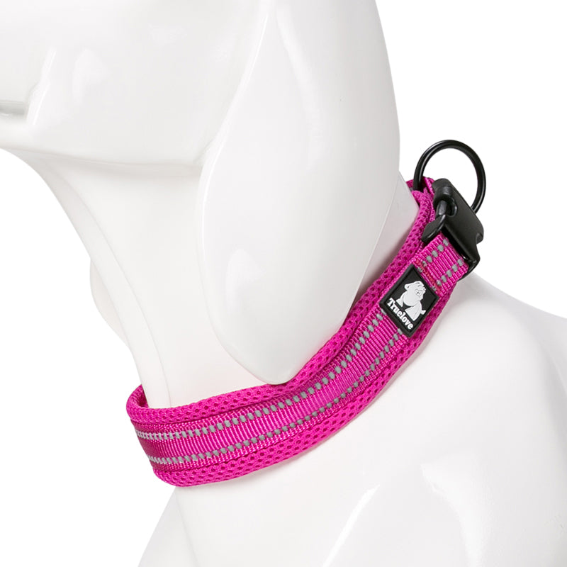 Dog collar nylon reflective adjustable