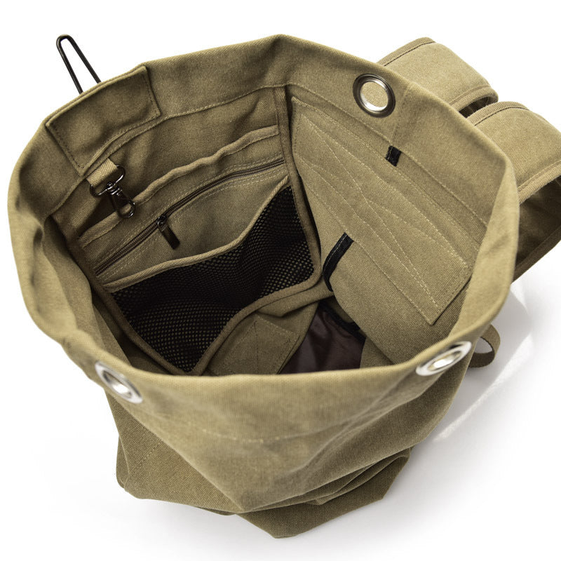 Canvas shoulder bag male