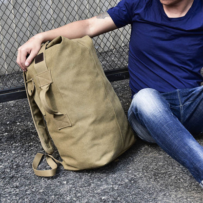 Canvas shoulder bag male