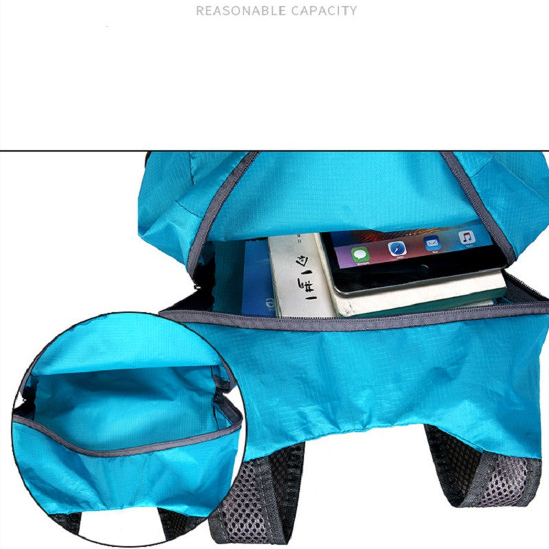 Outdoor folding backpack