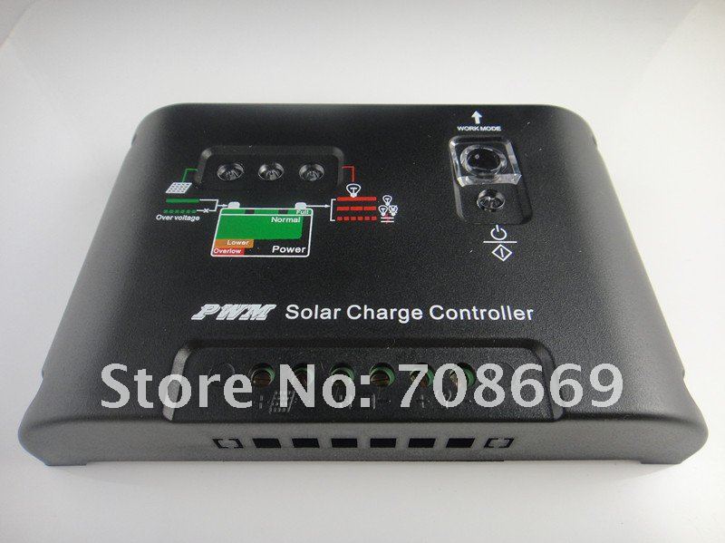 12V/24V Auto Distinguish 12V/10A/20A PWM Solar Controller for solar panel/power syst. Smart Solar Charge Controller