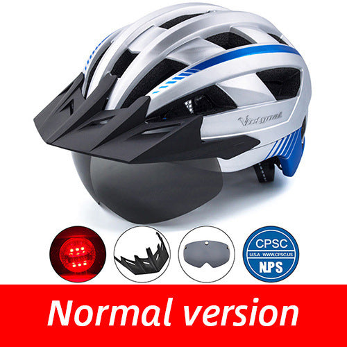 Driving helmet LED USB rechargeable bicycle helmet