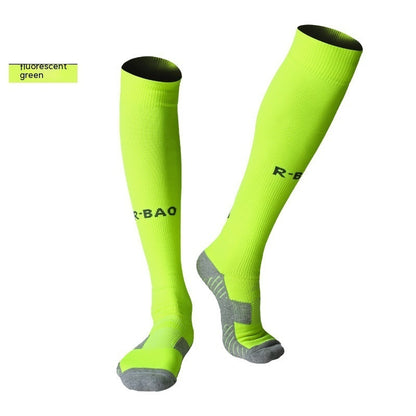 Towel Bottom Long Soccer Socks Ankle Support Protection Calf