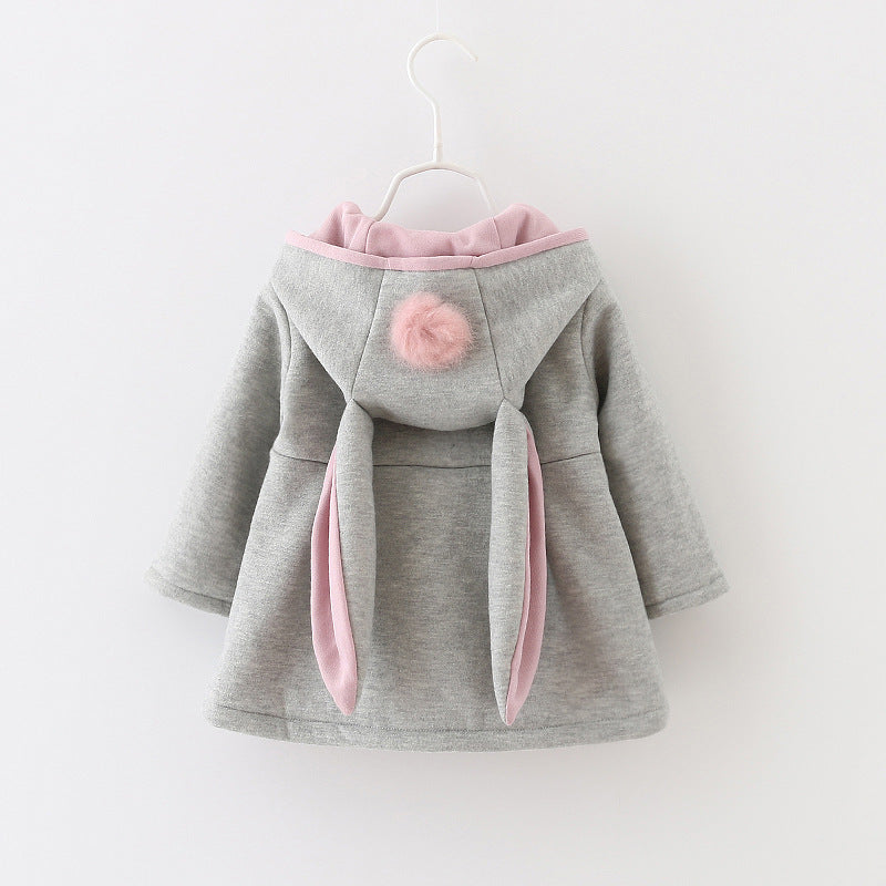 Girl's hooded coat