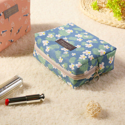 New Travel Wash Bag waterproof fashion cotton make-up package South Korea Mini cute cosmetics receipt wholesale