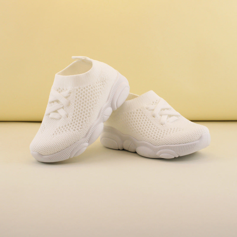 Boys and girls soft-soled toddler shoes