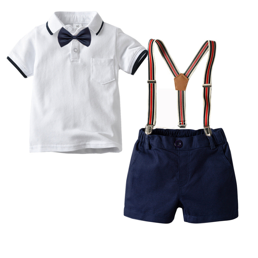 Boys' shirt and overalls