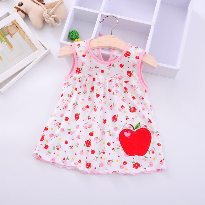 0-1 years old baby dress dress baby skirt cotton original skirt