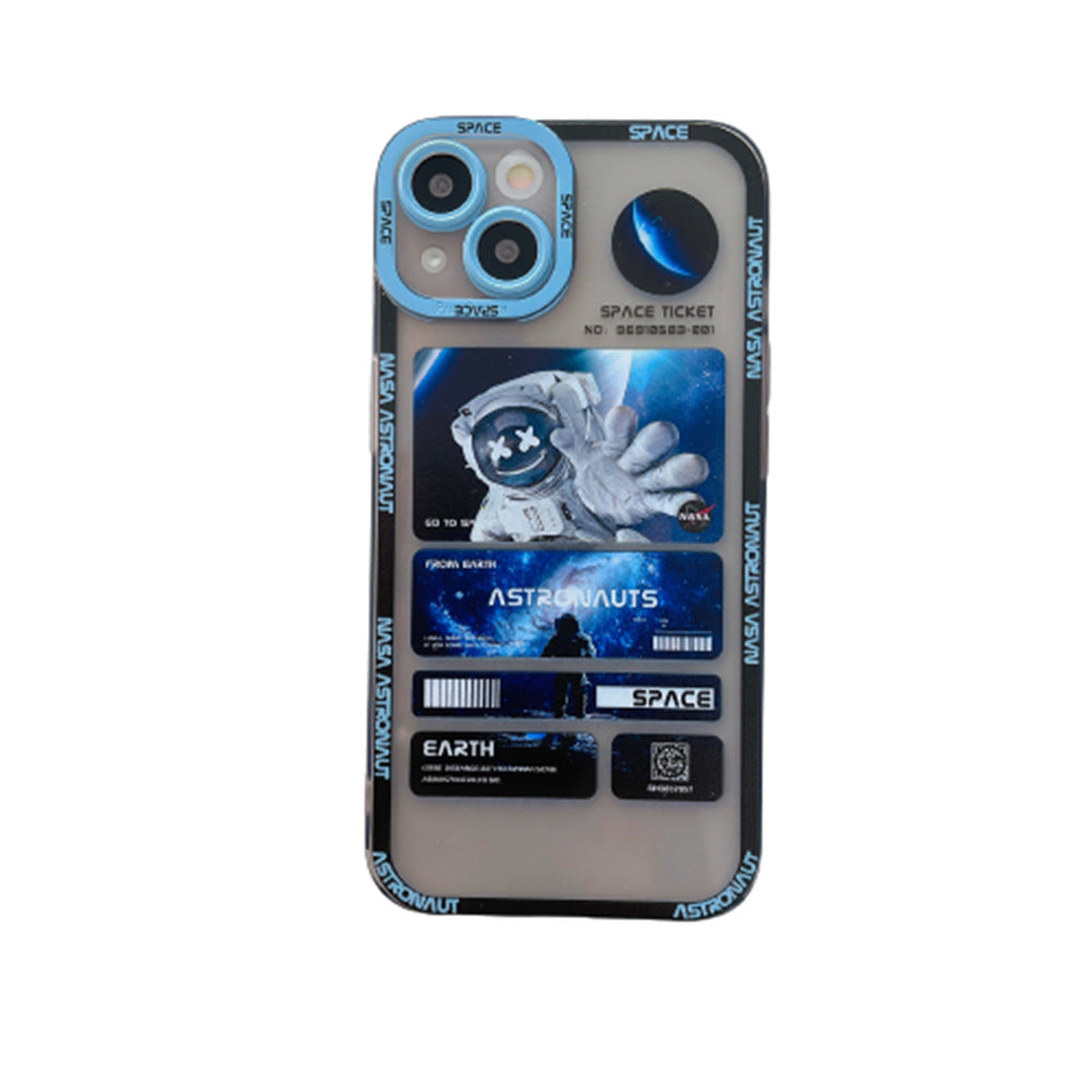 Fashion Contrast Color Space Astronaut Phone Case