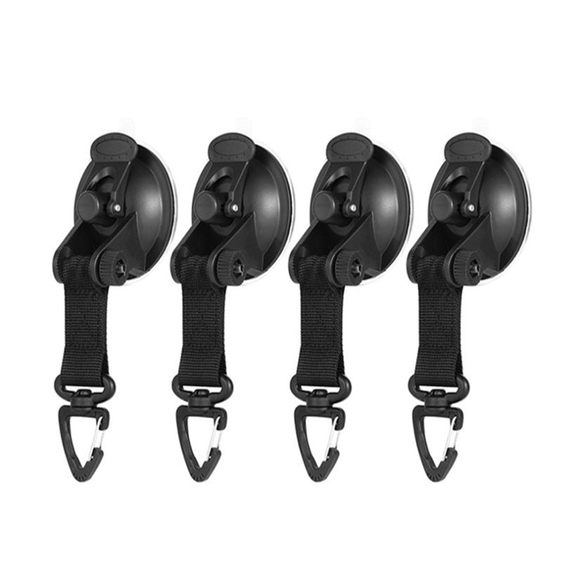 Suction Cup Anchor Securing Hook Tie Down,Camping Tarp As Car Side Awning, Pool Tarps Tents Securing Hook Accessories