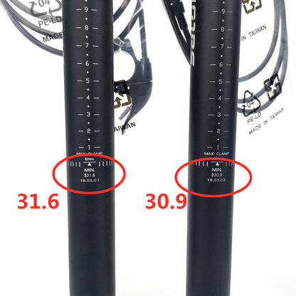 Bicycle lift seat tube