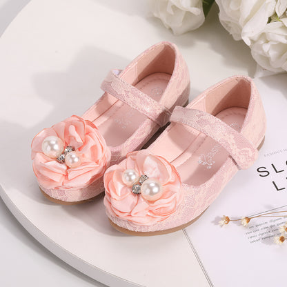 Spring Korean Style Princess Show Dress Flower Girl Shoes