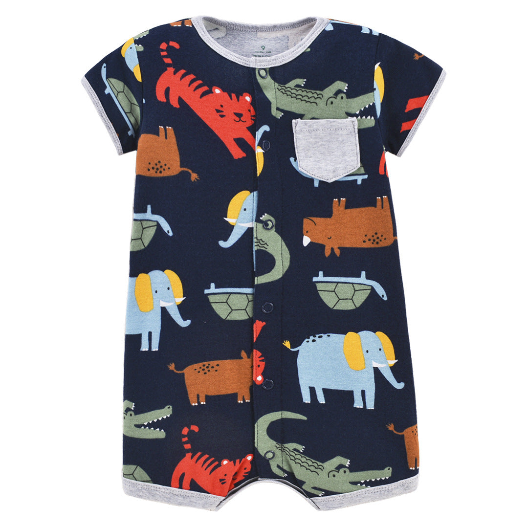 Babies And Young Children's Short-sleeved Romper