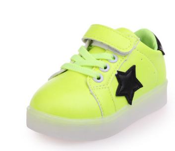 Children's Shoes Boys And Girls Colorful Light-emitting Shoes LED  Children's Shoes Skidproof