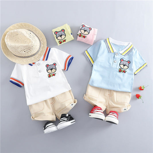 Children's clothing Korean short sleeve suit