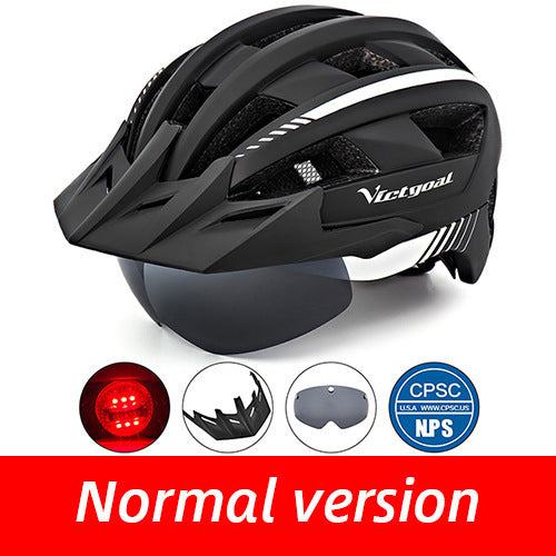 Driving helmet LED USB rechargeable bicycle helmet