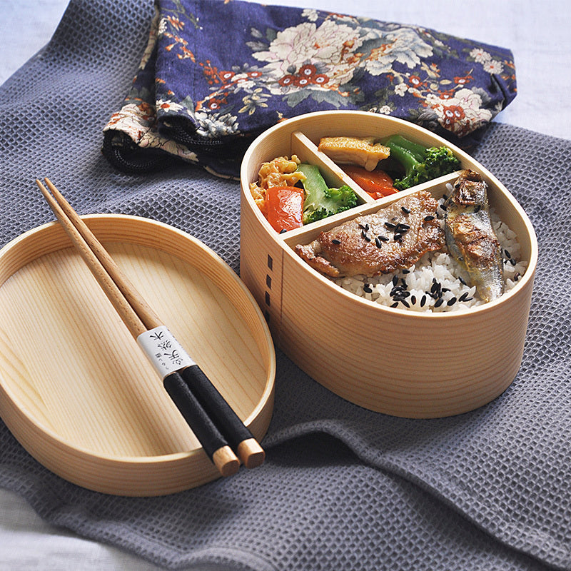 Wood bento box