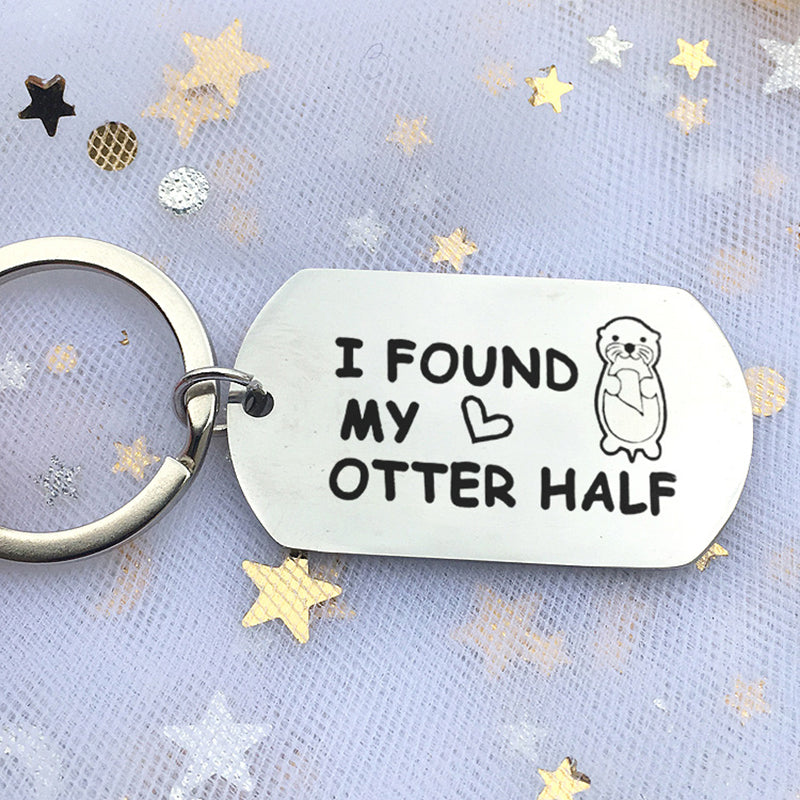 Couple keychain lovers gift