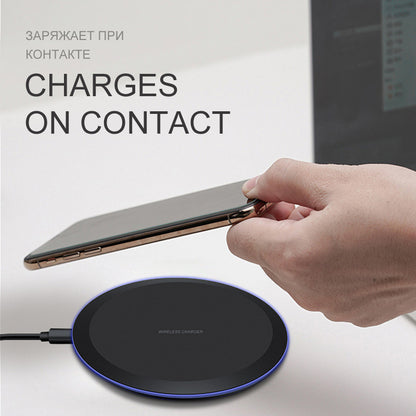 10W 5W USB Fast Wireless Phone Charger