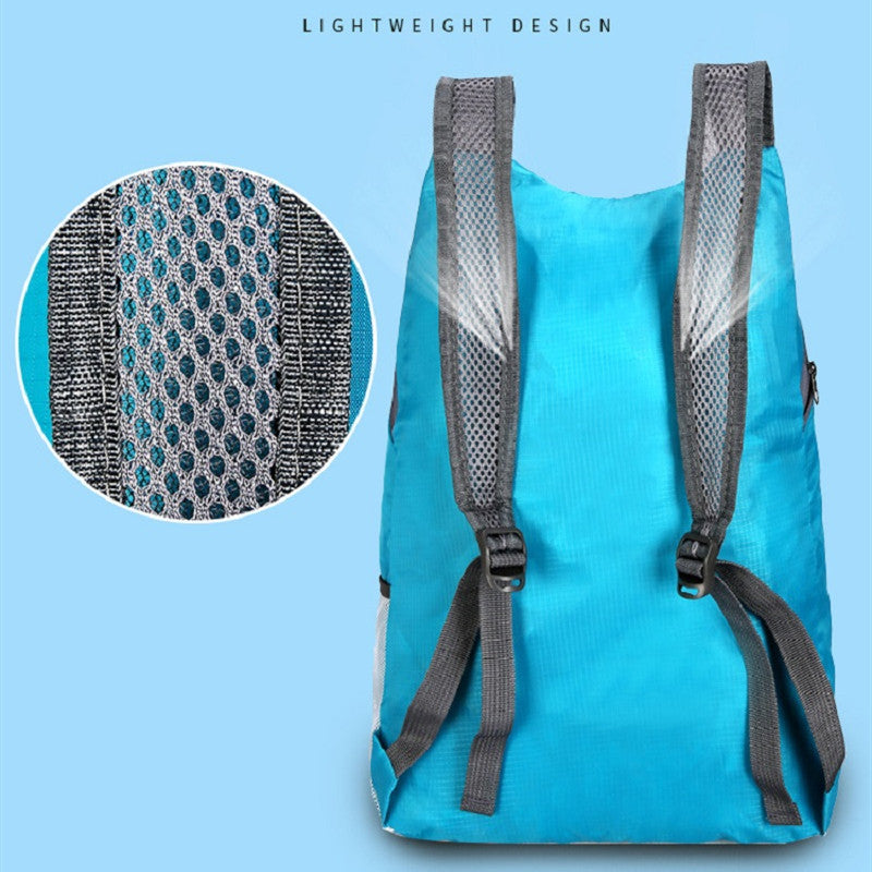 Outdoor folding backpack