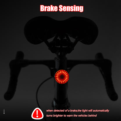 Waterproof night riding warning light