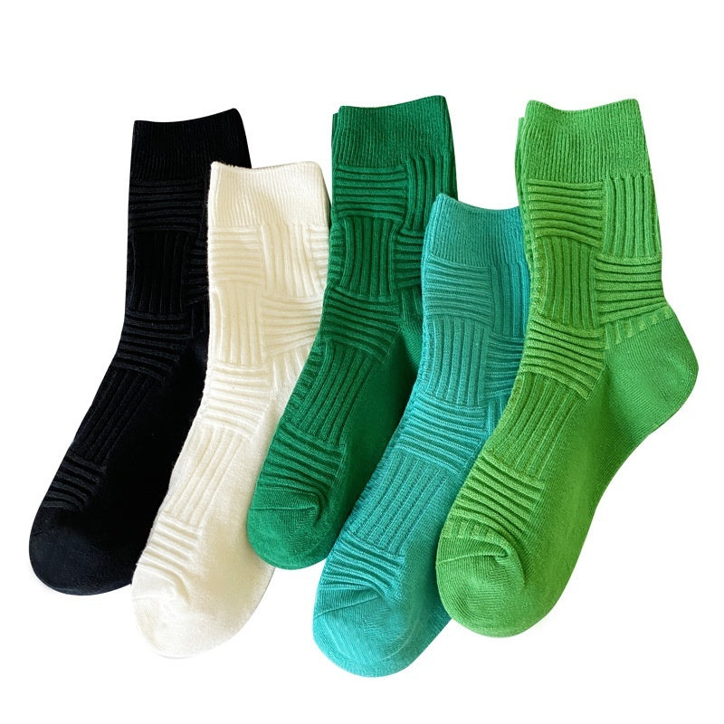 Women's Breathable Wicking Solid Color Socks