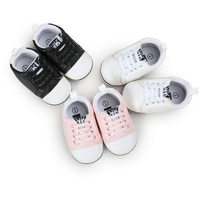 Three baby shoes shoes small baby shoes soft non slip bottom shoes 4682