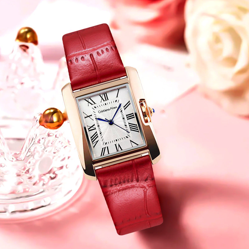 Rose Red Personalized Quartz Watch Women's Watch